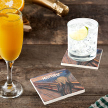 Anpassad namnblå orange Skräm