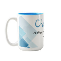 Anpassad namnblått uppmuntrande inspirationsoffert