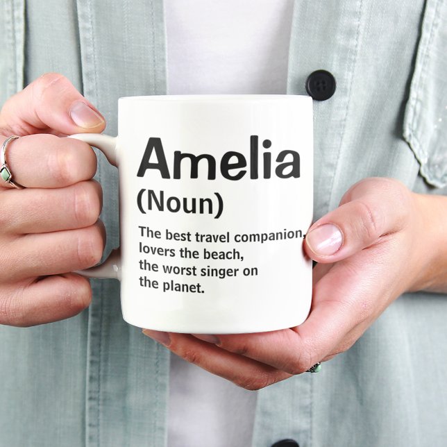 Anpassad Namndefinition Mugg Personlig Ordbok (Skapare uppladdad)