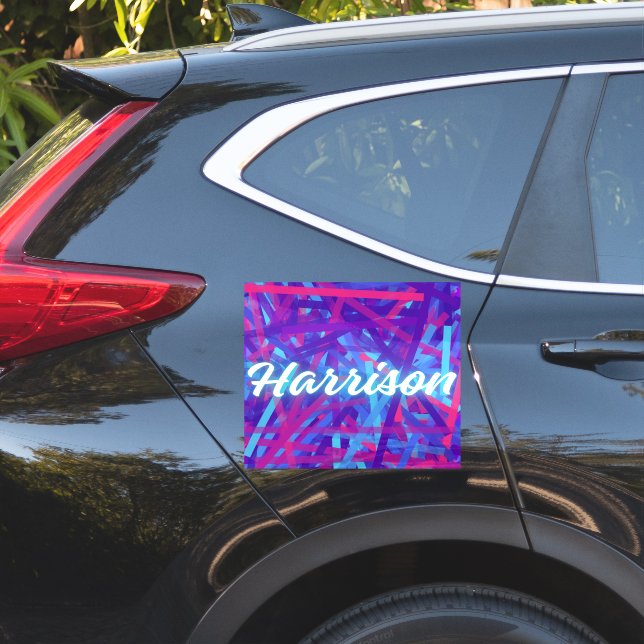 Anpassad Namndekal – Harrison – Personlig Etikett (Bilsidan)