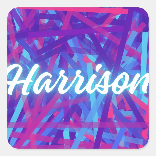 Anpassad Namndekal – Harrison – Personlig Etikett (Framsida)