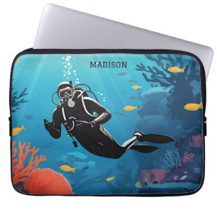 Anpassad namndykare laptop fodral