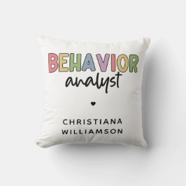 Anpassad namnfärgstark beteendeanalys kudde