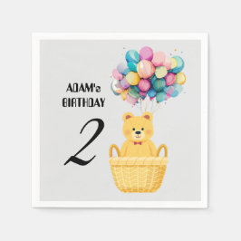 anpassad namnfödelsedag pappersservett