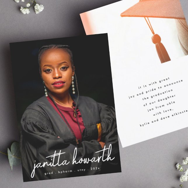 Anpassad namnfotomall Universiteten Studenten Meddelande (Skapare uppladdad)