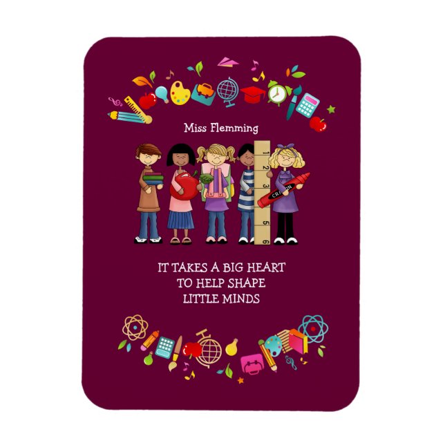 Anpassad namngåva för lärarbedömning magnet (Vertikal)