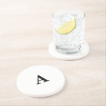 Anpassad namngivningsgåva för monogram första enkl underlägg<br><div class="desc">Designad med textmall för inledande monogrammet som du kan anpassa!</div>