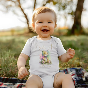 Anpassad namngivningsgåva för Nalle av färgen Cute T Shirt