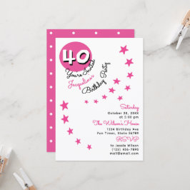 Anpassad namninbjudan för Grattis på födelsedagen  Inbjudningar