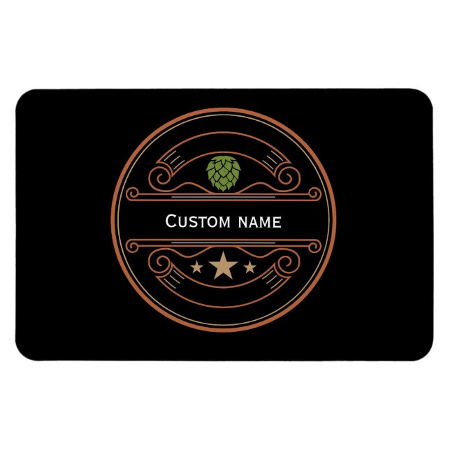 Anpassad Namnmagnet Magnet (Horisontell)