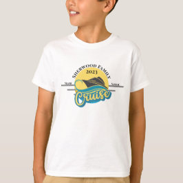 Anpassad namnmatchning av familjeköns kryssningsåt t shirt