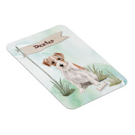 Anpassad namnmatchning av Jacken Russell Pet-Hund Magnet