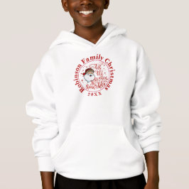 Anpassad namnmatchning för jultomten i familjen t shirt