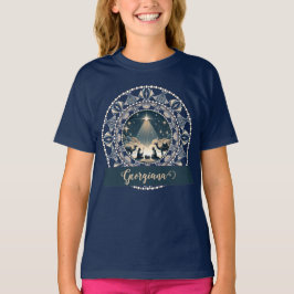 Anpassad namnstjärna för  nyativitetstest Mandala T Shirt