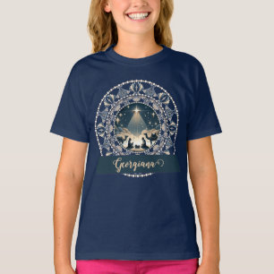 Anpassad namnstjärna för nyativitetstest Mandala T Shirt