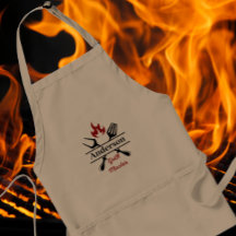 Anpassad namnstöld, huvud-BBQ Pappa Fars dag-gåva