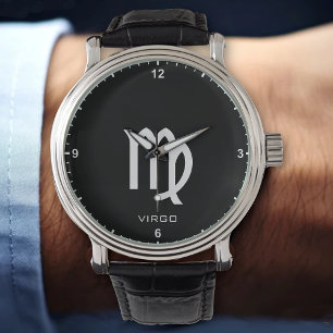 Anpassad namntext för Våg Zodiac - tecken enkel mi Armbandsur