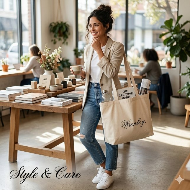 Anpassad Namntext Jätteväskor Stor Kapacitet Gåva Jumbo Tygkasse (Custom Name Text Jumbo Tote Bag Large Capacity Gift)