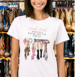 Anpassad Nash Bash Brudtärna Sängkammarfest Mode T Shirt