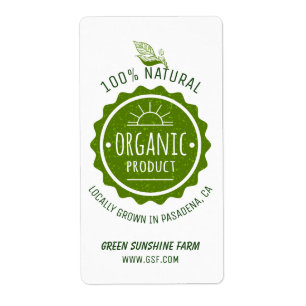 Anpassad Naturlig Ekologisk Grön Ekoprodukt Fraktsedel