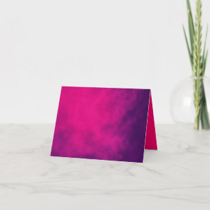 Anpassad neon rosa och violett vikt tack-kort tack kort