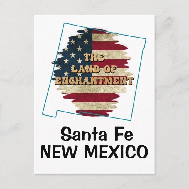 Anpassad New Mexico statlig   Semesterns vykort (Framsida)