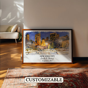 Anpassad New York City-väggkonst, New York-affisch Poster
