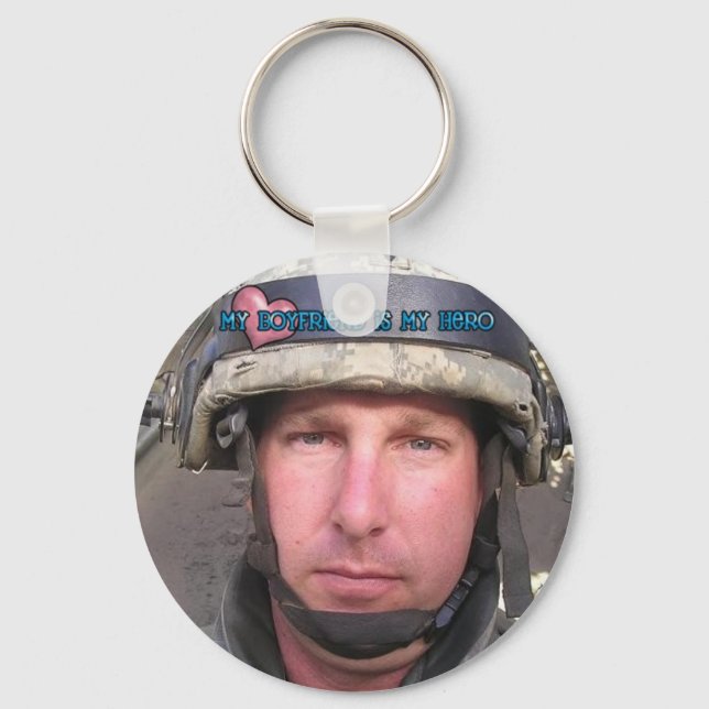 Anpassad nyckelkedja nyckelring (Framsida)