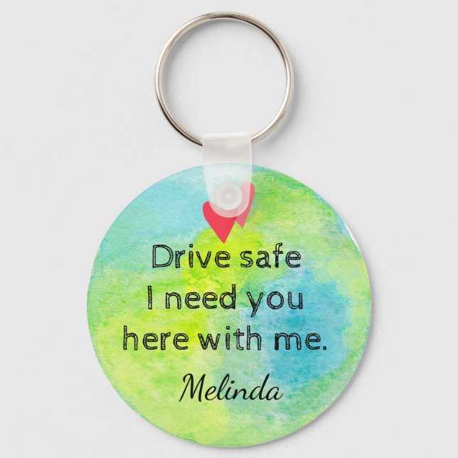 Anpassad Nyckelring för Make/bojvän/barn (Framsida)