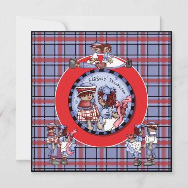 Anpassad och Andy-inbjudan Inbjudningar (Framsida)