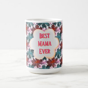 Anpassad och personlig akvarellblomma kaffemugg