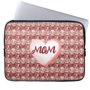 Anpassad och personlig blomgåva till Mamma Laptop Fodral