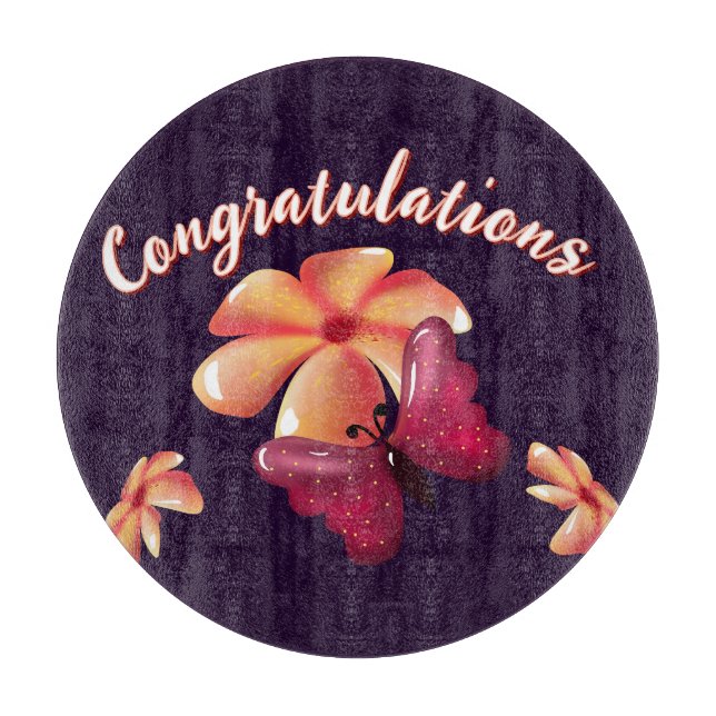 Anpassad och personlig blomster fjäril mönster  (Framsidan)