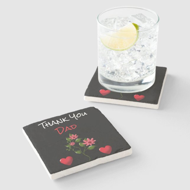 Anpassad och personlig blomsterpresent  stenunderlägg (Sidan)