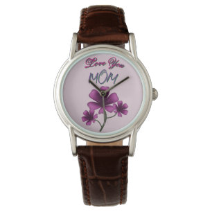 Anpassad och personlig blomsterpresent till mors d armbandsur