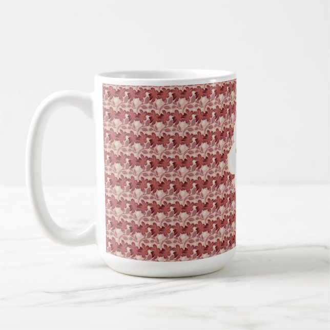 Anpassad och personlig blomsterpresent till mors d kaffemugg (Vänster)