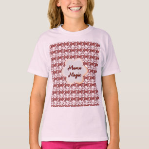 Anpassad och personlig blomsterpresent till mors d t shirt