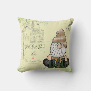 Anpassad och Personlig Garden Gnome Kudde
