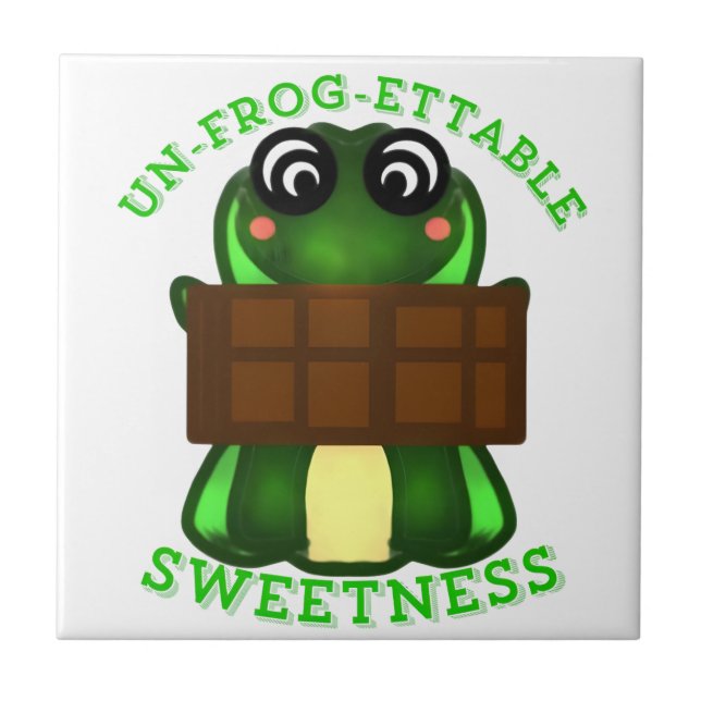 Anpassad Ofrogbar Söt Frö Gift T-Shirt Kakelplatta (Framsidan)