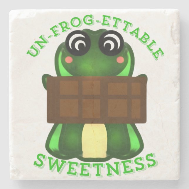 Anpassad Ofrogbar Söt Frö Gift T-Shirt Stenunderlägg (Framsidan)