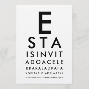 Anpassad Oftalmologi Optometri Ögon Diagram Inbjudningar