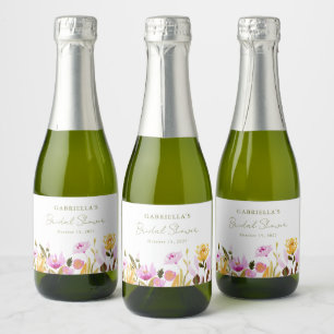 Anpassad Oliv Rosa Akvarell Blommig Bröllopsdusch
