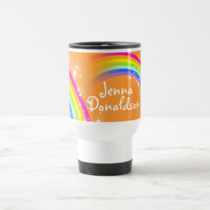 Anpassad orange för regnbåge/klubb mugg