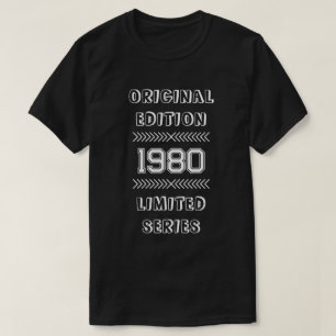 Anpassad Original Edition Födelsedag T Shirt