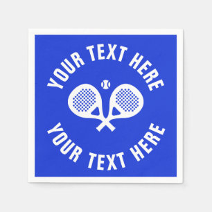 Anpassad padel tennis pappersservett