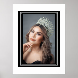 Anpassad Pageant Porträtt Värde Poster