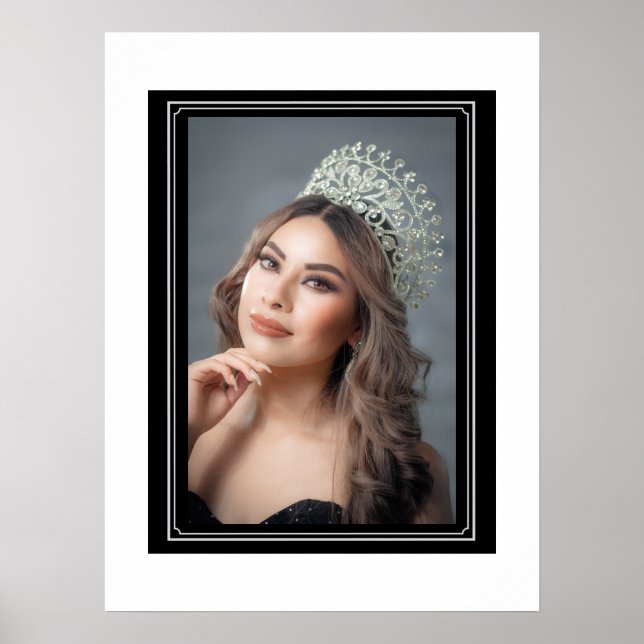 Anpassad Pageant Porträtt Värde Poster (Framsidan)