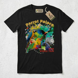 Anpassad papegojpalats Wild & Free World Tour T Shirt