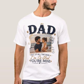 Anpassad Pappa Foto T-Shirt