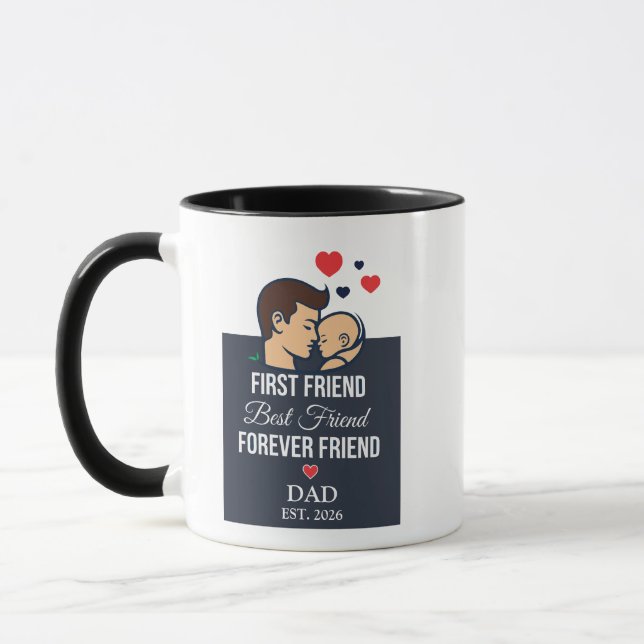 Anpassad Pappa Kaffemugg (Vänster)